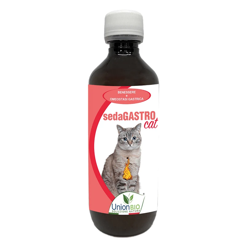 Union Bio SedaGastro Cat - Integratore Benessere Gastrico Gatto, 200 ml