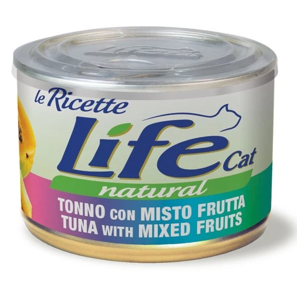 Life Cat Natural Le Ricette Tonno e Misto Frutta - 150g