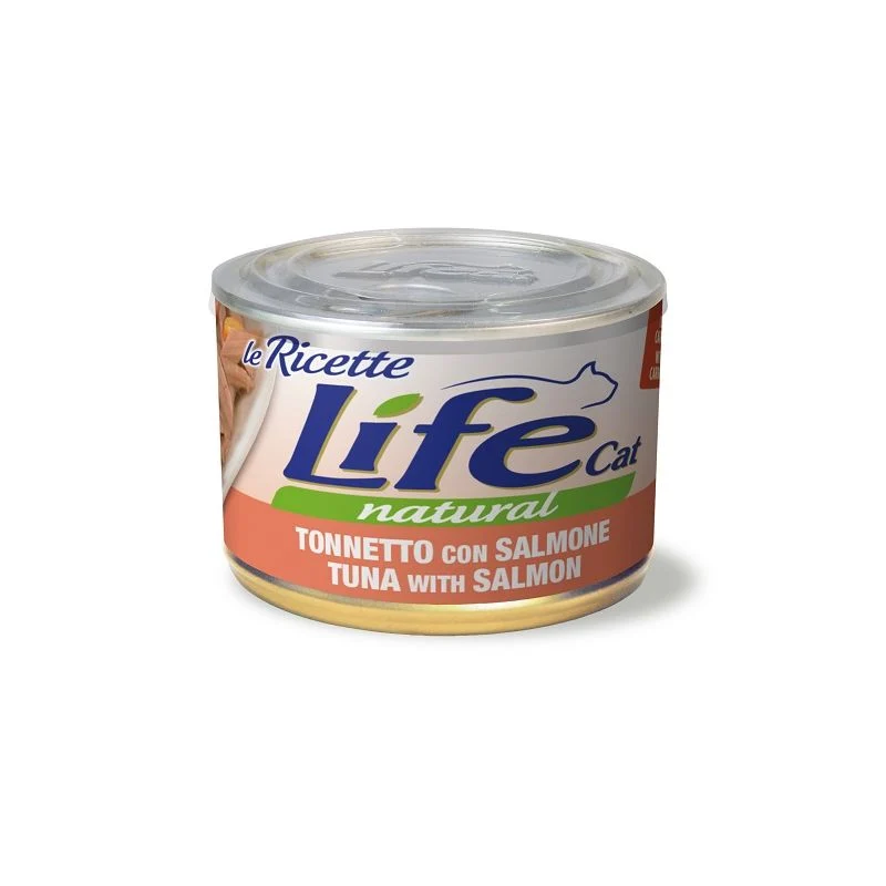 Life Cat Natural Le Ricette Tonno, Salmone e Carote - 150g