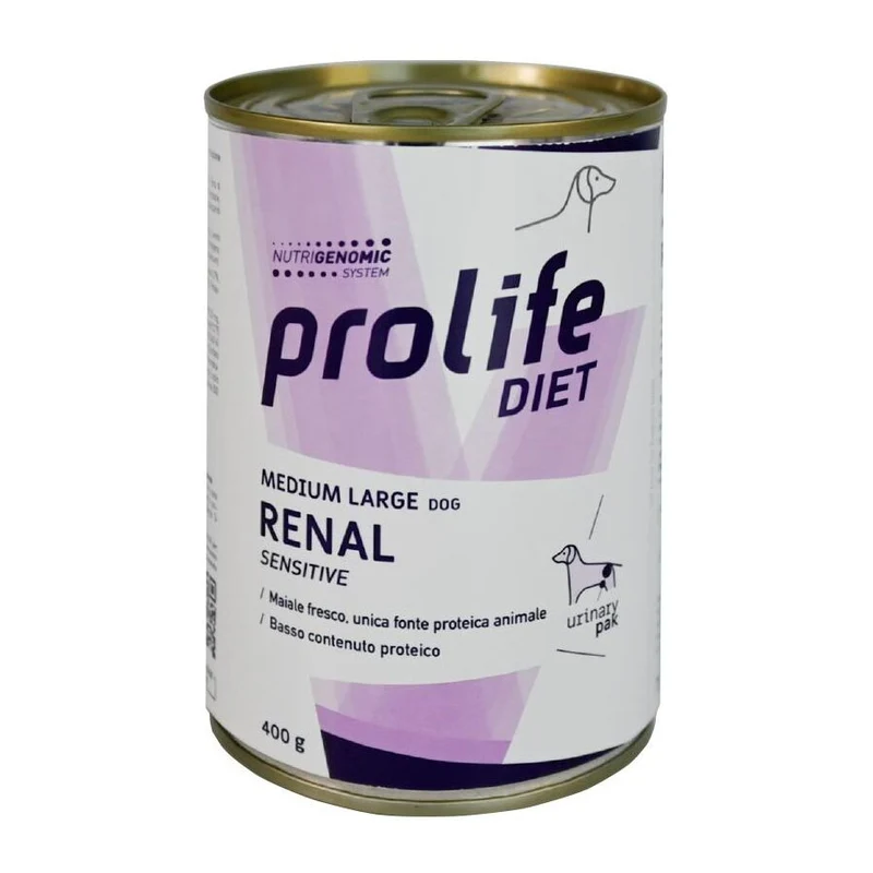 Prolife Cane Vet Renal Sensitive Pork - Umido Maiale, 400g