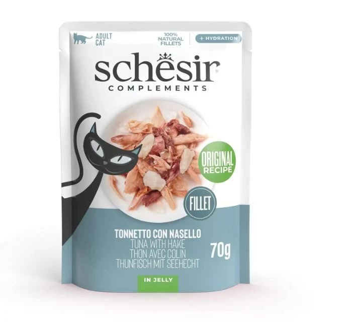 SCHESIR GATTO BUSTA IN JELLY ADULTO TONNETTO & NASELLO 70 GR