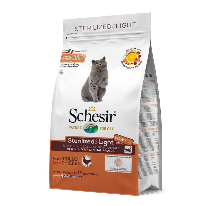 Schesir Gatto Maintenance Adulto Sterilizzato & Light Pollo 400 g