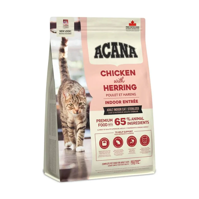 Acana Cat Indoor Entrée - Crocchette per Gatti in Casa, 340g