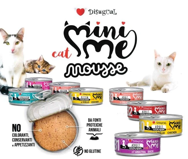 DISUGUAL GATTO MINIME MOUSSE (33) ADULTO SALMONE 85 GR