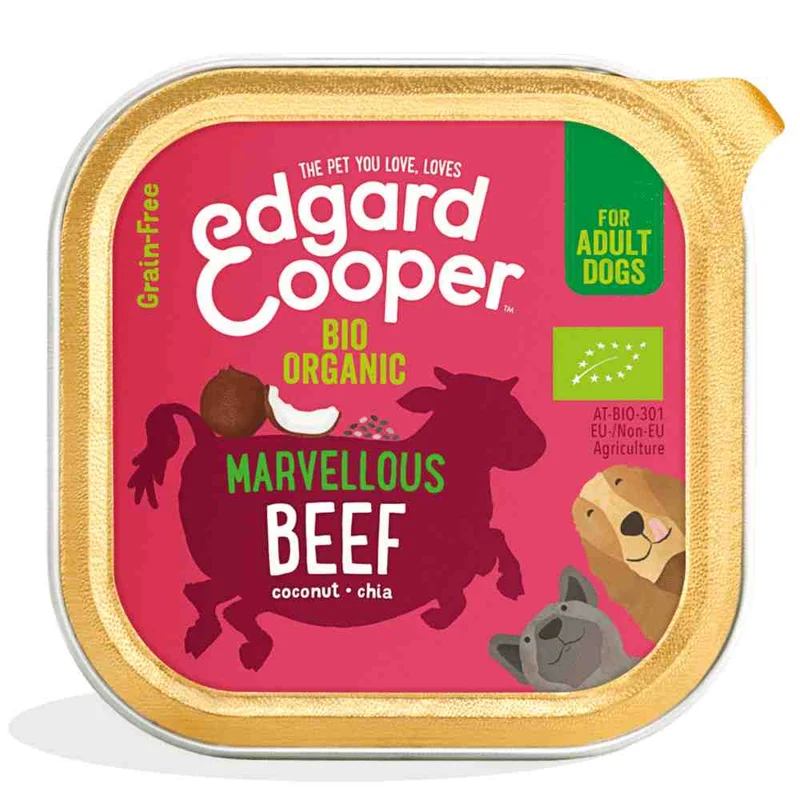 Edgard & Cooper Adult Bio Manzo Biologico e Cocco - 100g