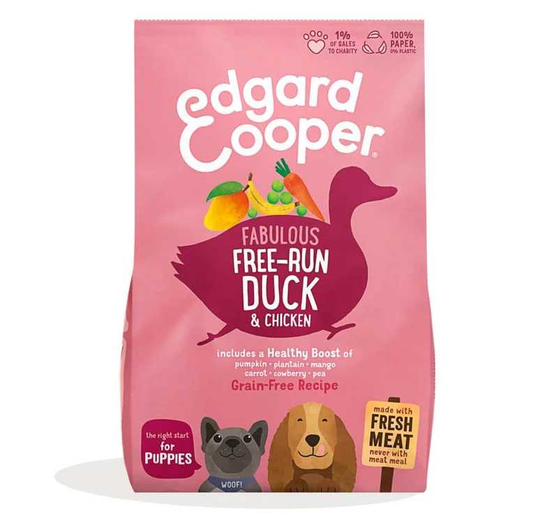 Edgard & Cooper Puppy Anatra e Pollo Ruspanti - 2,5 kg