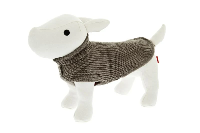 Maglioncino Dolce Vita Lux per Cani - Marrone, Lunghezza 51 cm