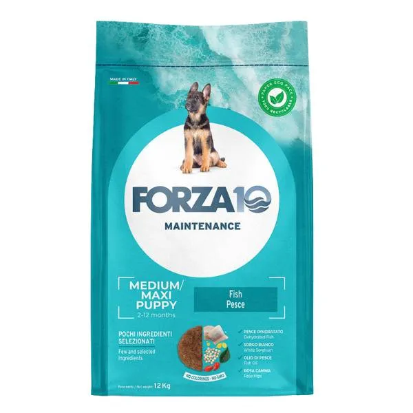 Forza 10 Maintenance Puppy/Junior Pesce Medium/Large - 12,5 kg
