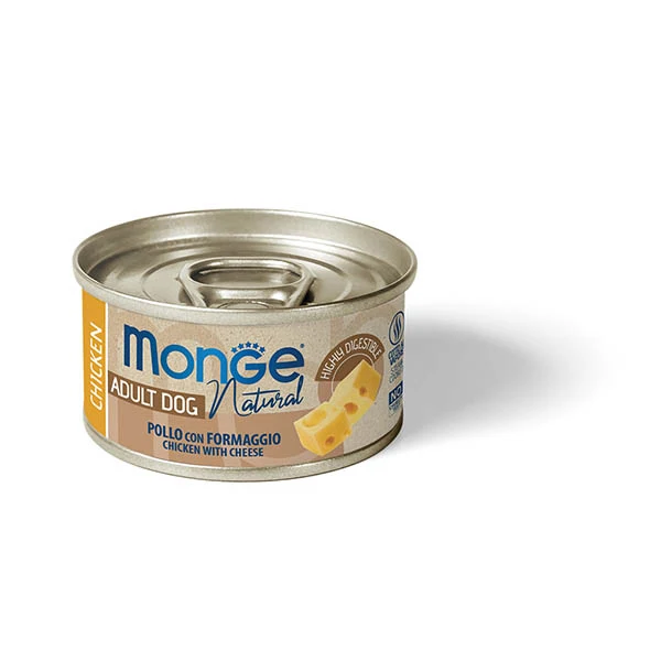 Monge Dog Cibo Umido Adult al Pollo con Formaggio - 95g