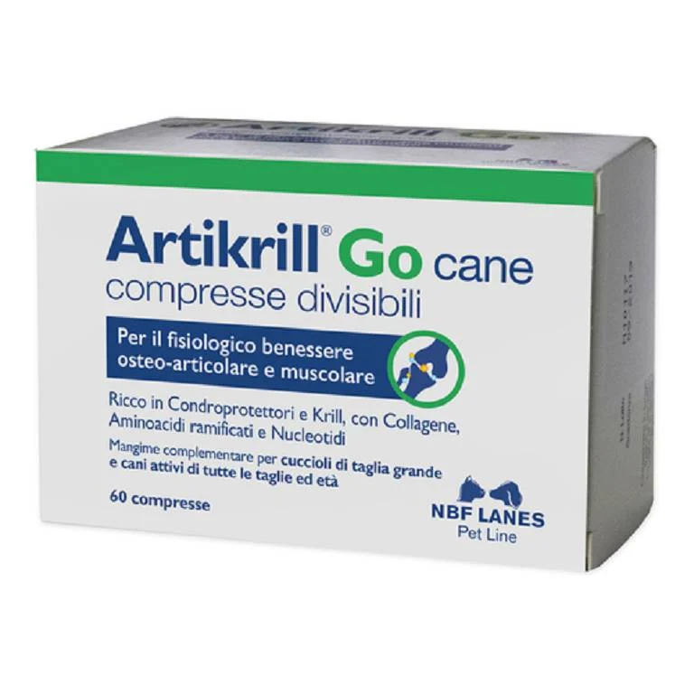 Artikrill Crescita Cane Integratore Sviluppo Articolazioni - 60 Compresse