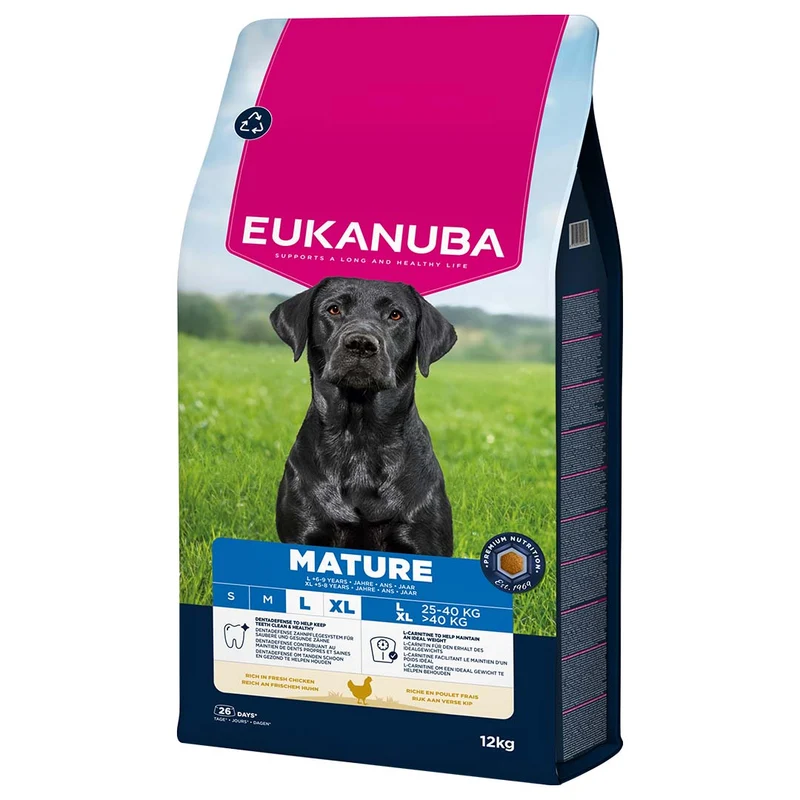 EUKANUBA CANE MATURE LARGE POLLO 12 KG