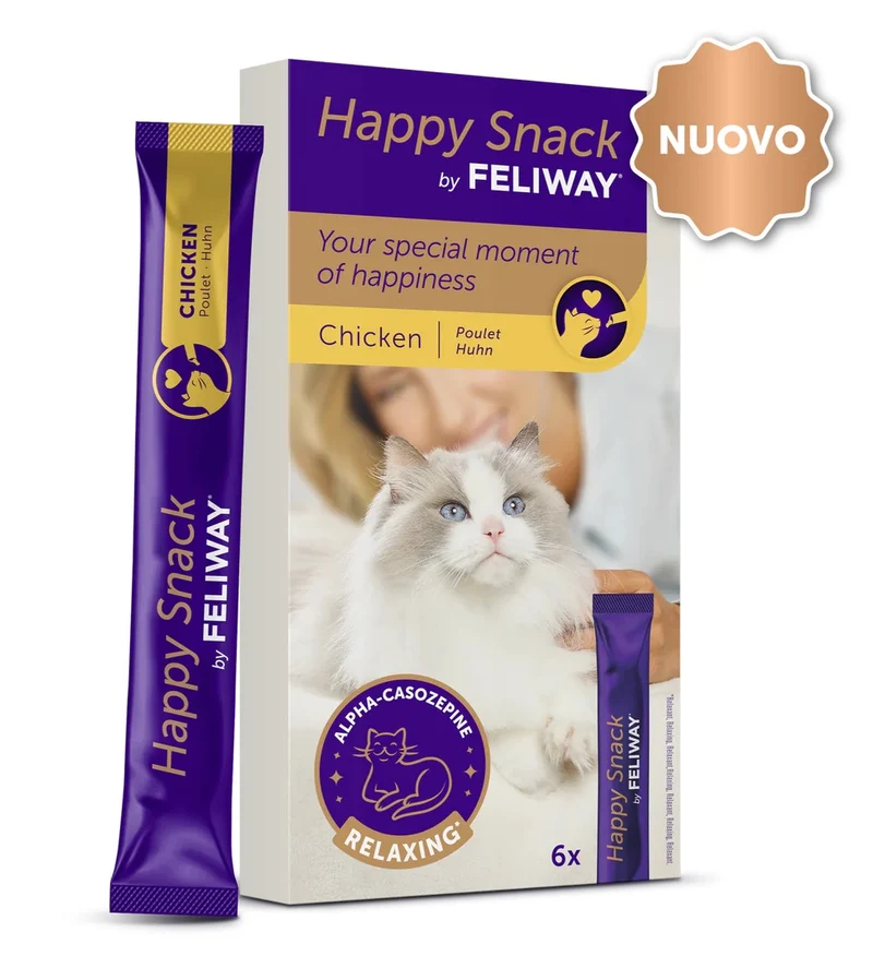 FELIWAY Happy Snack Pollo – 6 Stick