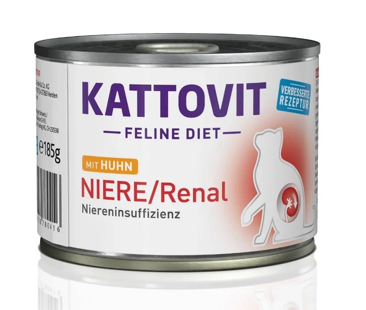 KATTOVIT GATTO DIET RENAL POLLO LATTINA 185 GR