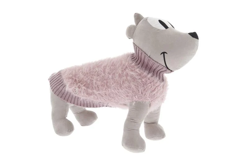 Maglioncino Batuffolo per Cani - Rosa, Lunghezza 27 cm