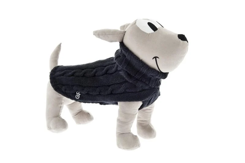 Maglioncino Dolcevita Abbraccio - Blu, Lunghezza 27 cm