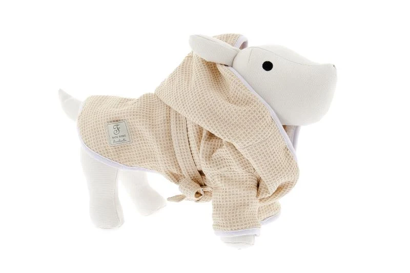 Accappatoio per Cani Bath Robe - Beige, Taglia L