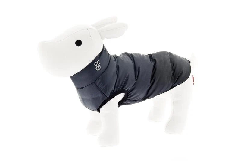 Piumino Nuvola per Cani - Nero, Lunghezza 33 cm