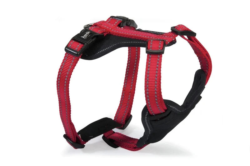 CAMON CANE PETTORINA IN NEOPRENE "REFLEX" 5 REGOLAZIONI TG. XSMALL NERO