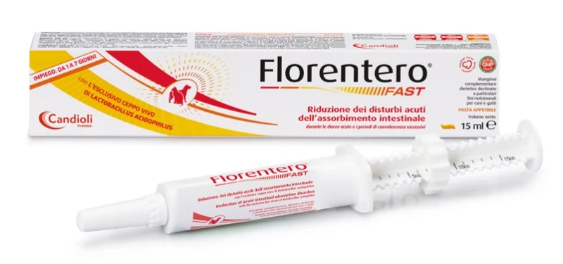 Florentero Fast Pasta Integratore Intestinale Cane e Gatto - 15 ml