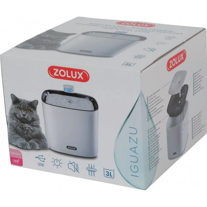 Fontana Automatica per Gatti Zolux Iguazu - Capacità 3L