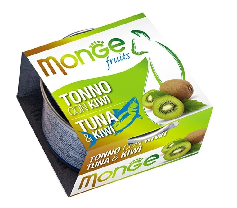 MONGE GATTO FRUITS LATTINA ADULTO TONNO & KIWI 80 GR