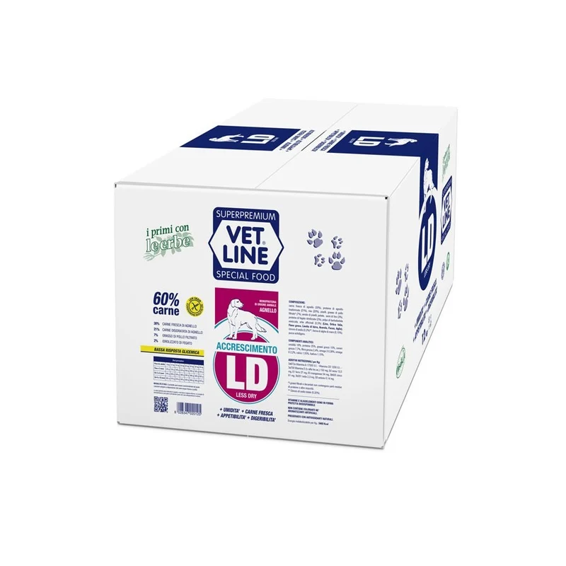 Vet Line Accrescimento LD all'Agnello - Crocchette Cuccioli, 12 kg