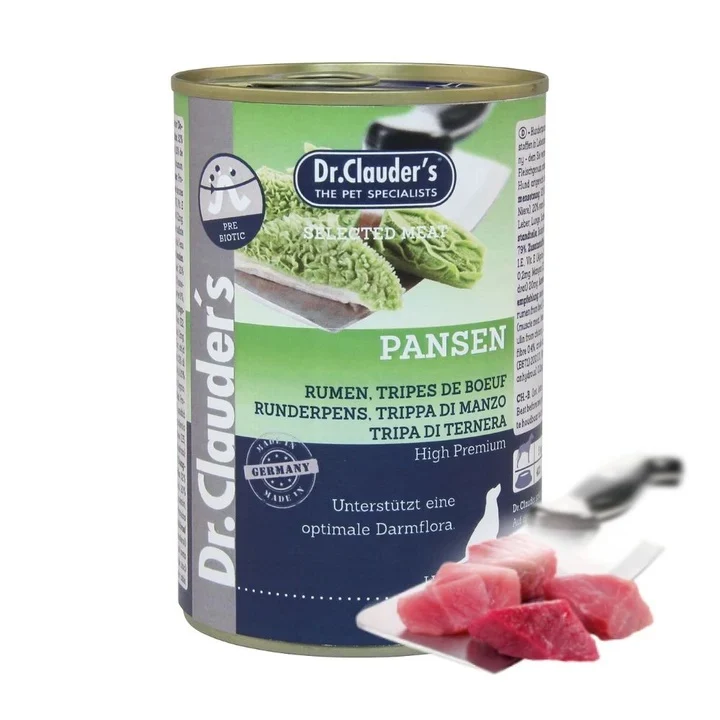 DR. CLAUDER'S CANE SELECTED MEAT ADULTO TRIPPA DI MANZO LATTINA 400 GR