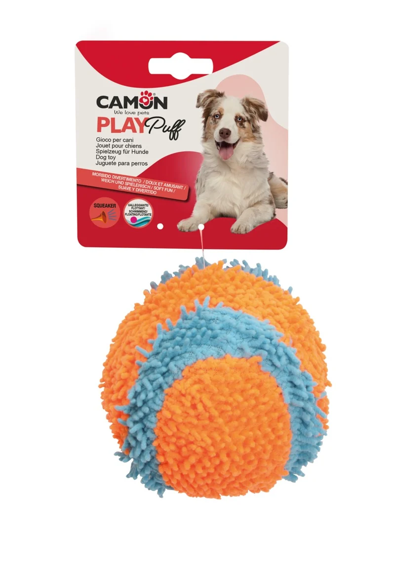 CAMON CANE GIOCO GALLEGGIANTE PALLA MORBIDA 10 CM