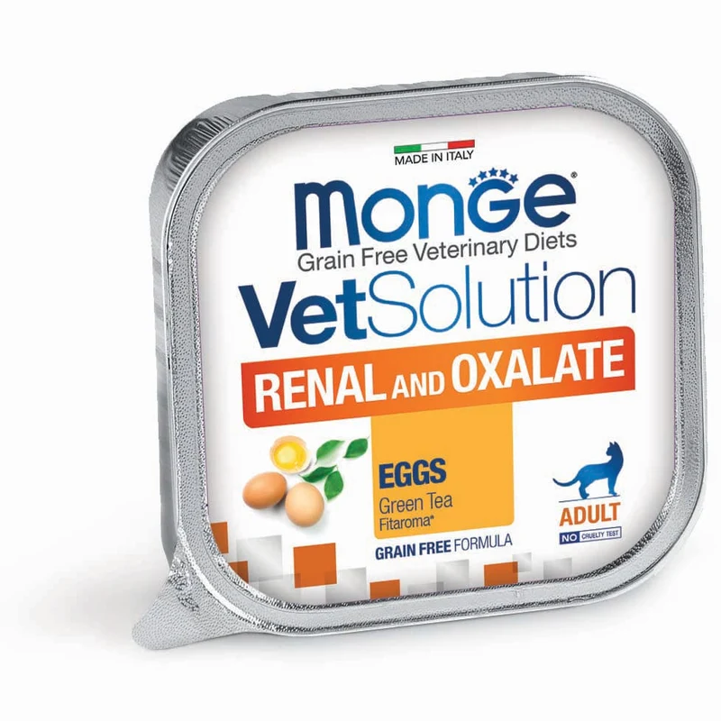Monge Feline VetSolution Renal/Oxalate - Cibo Umido Gatto, 100g