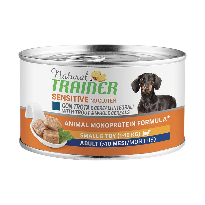 Trainer Cane Natural Sensitive Adulto Mini Trota & Cereali 150 g