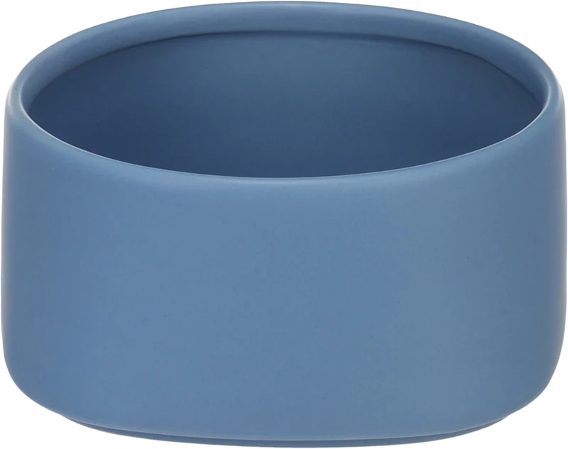 FLAMINGO CIOTOLA IN CERAMICA "ZARA" ROTONDA 1000 ML AZZURRO
