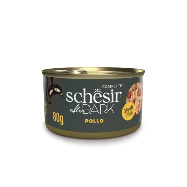 Schesir Gatto After Dark Grain Free Adulto Pollo Lattina 80 g