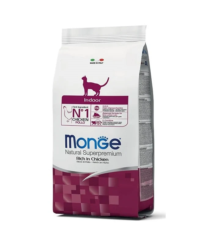Monge Natural Indoor - Crocchette Bilanciate per Gatti di Casa - 400g
