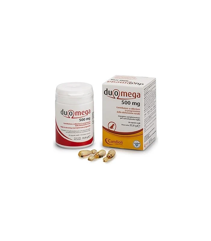 Duomega 500mg per Cani sotto i 14 kg - Omega 3 Integratore