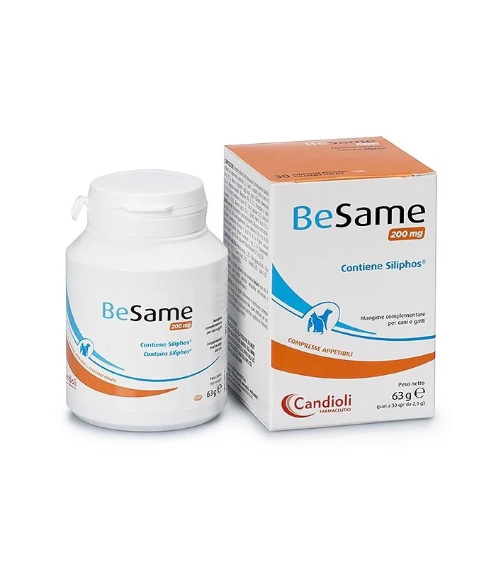 Besame 200 Integratore Funzionalità Epatica Cani - 30 Compresse