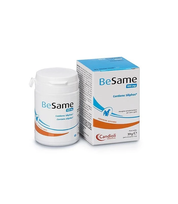 Besame 100 Integratore Funzionalità Epatica Animali - 30 Compresse