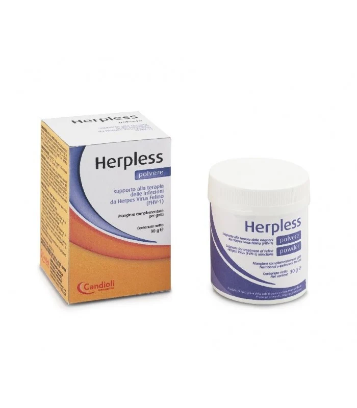 Herpless Polvere per Gatti con L-Lisina (Herpes Virus) - 30g