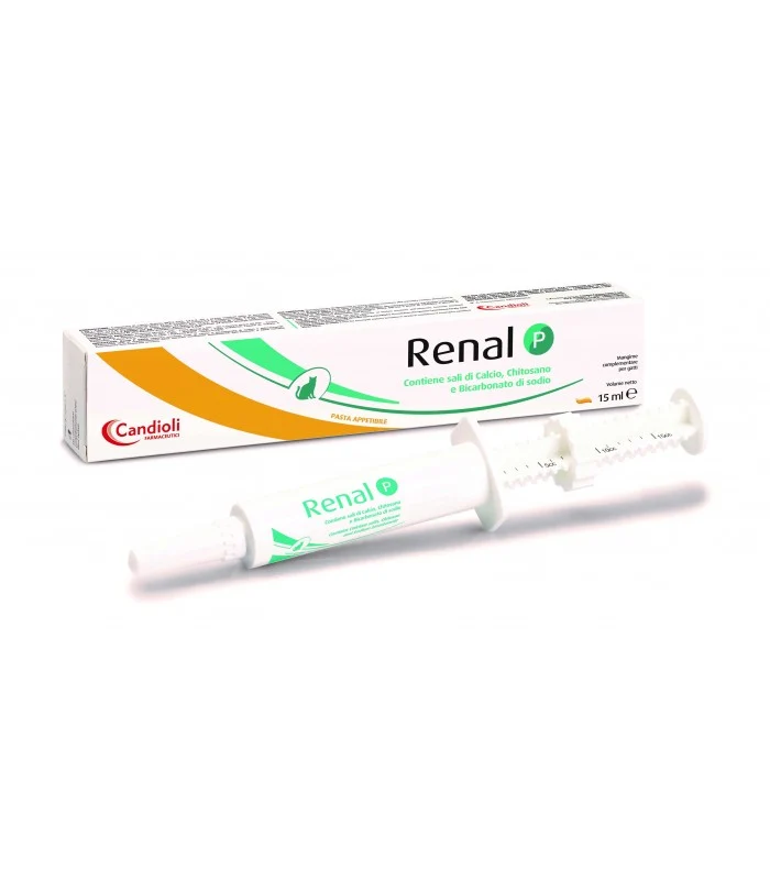 Renal P Pasta per Cani e Gatti Funzione Renale - Siringa 15 ml