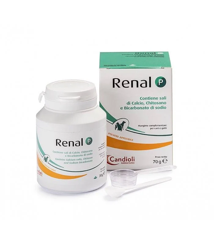 Renal P Integratore per Cani e Gatti Funzione Renale - 70g