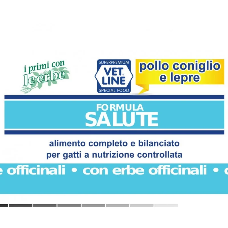 Vet Line Gatto Salute Coniglio e Lepre - Cibo Umido, 85g