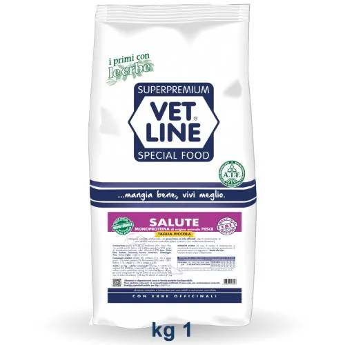 Crocchette Vet Line Salute al Pesce per Cani Piccoli - 800g