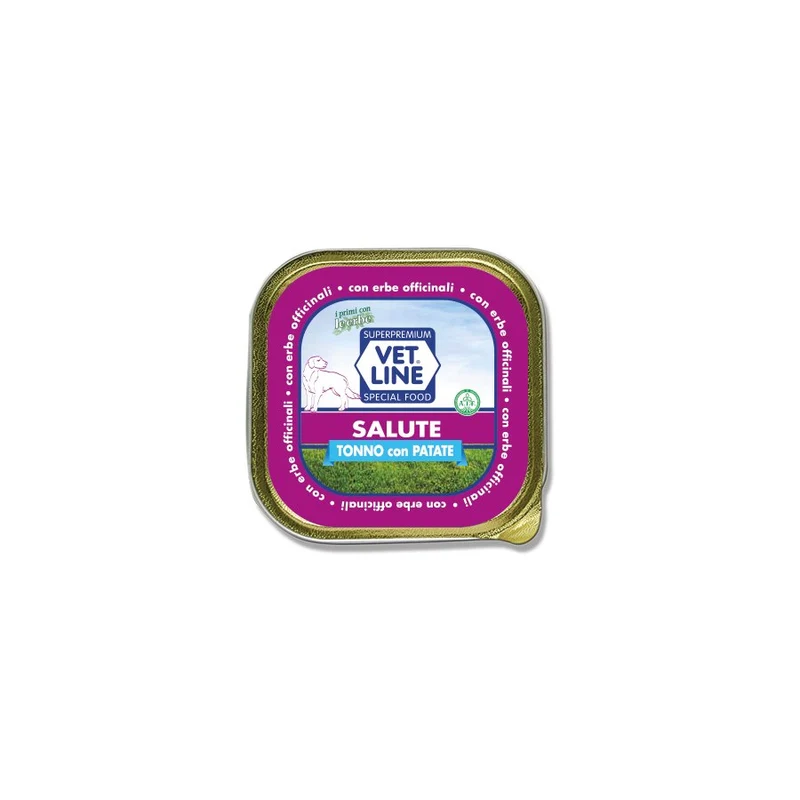 Cibo Umido Vet Line Salute al Tonno per Cani - 150g
