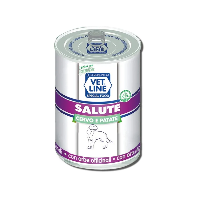 Cibo Umido Vet Line Salute al Cervo per Cani - 400g