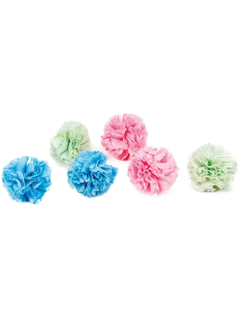 FERRIBIELLA GATTO GIOCO PALLINE IN CARTA BALLERINE (colori assortiti)