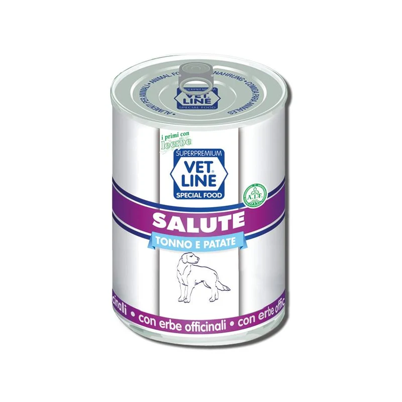 Cibo Umido Vet Line Salute al Tonno per Cani - 400g