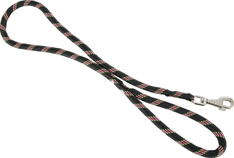 Zolux Guinzaglio Nylon Corda - Stile Essenziale - Nero - 1,2 mt x 13 mm