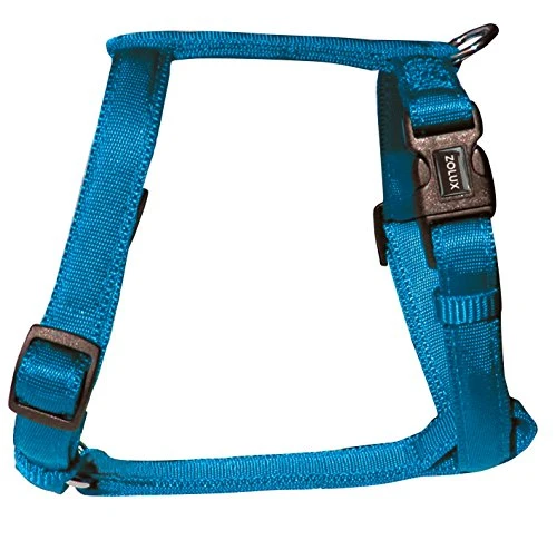 Zolux Pettorina Cushion Nylon - Design Ergonomico - Blu - 25 mm