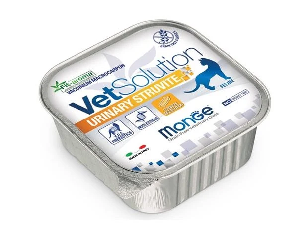 MONGE GATTO VET SOLUTION URINARY STRUVITE VASCHETTA 100 GR