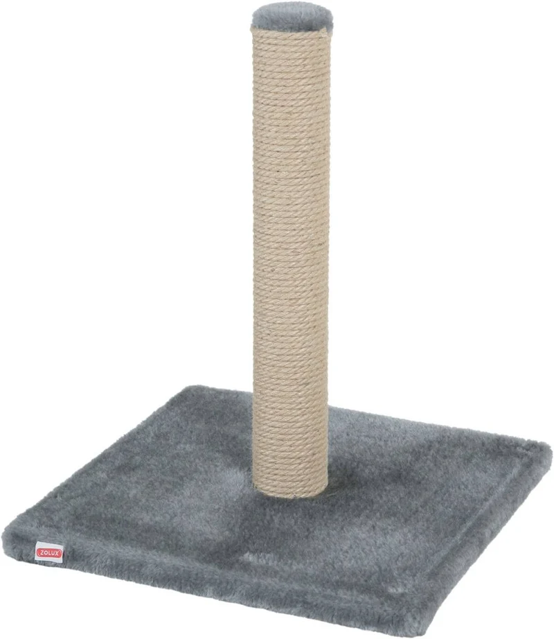 Zolux Tiragraffi Mono - Base Tiragraffi Essenziale per Gatti - Grigio