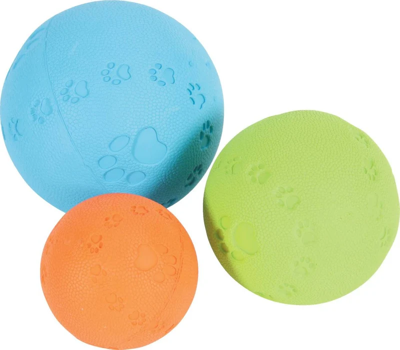 Zolux Palla in Caucciù Media - Gioco per Esercizio Fisico Cani - 9,5 cm